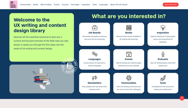 Home | The UX Writing and Content Design Library