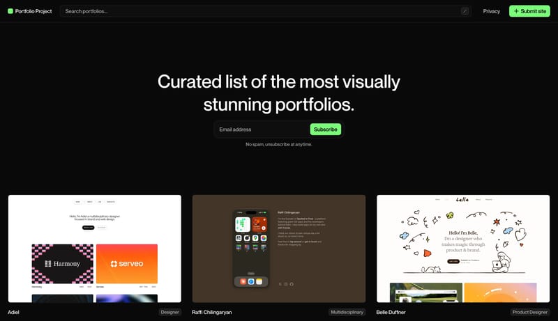 Portfolio Project - Discover Creative Portfolios