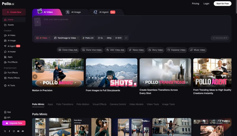 Pollo AI: The Ultimate AI Video & Image Creation Platform