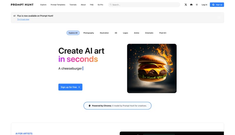 Prompt Hunt - Your home for exploring, creating, and sharing AI art