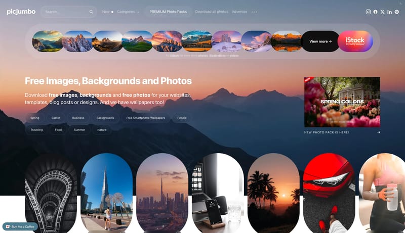 Free Images, Backgrounds and Photos • picjumbo