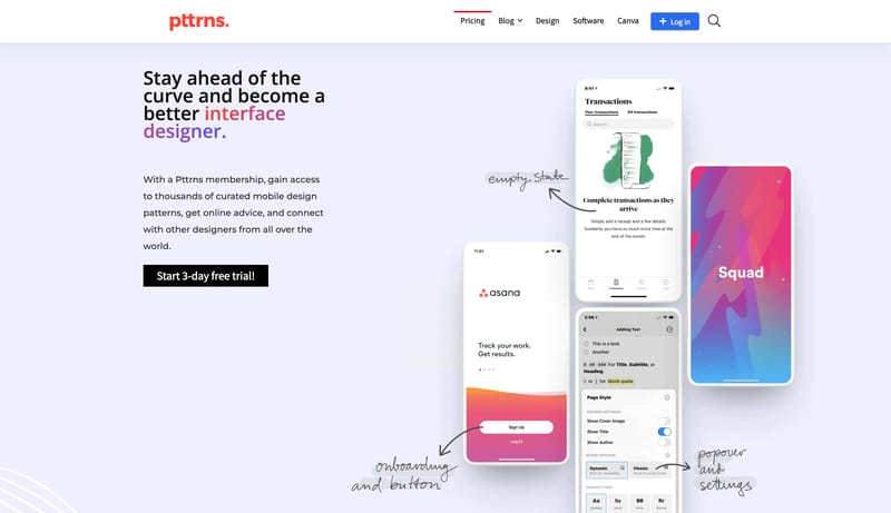 Pttrns Homepage - Pttrns