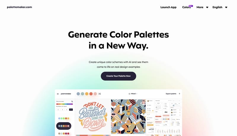 AI Color Palette Generator: Live Preview Colors on Real Designs