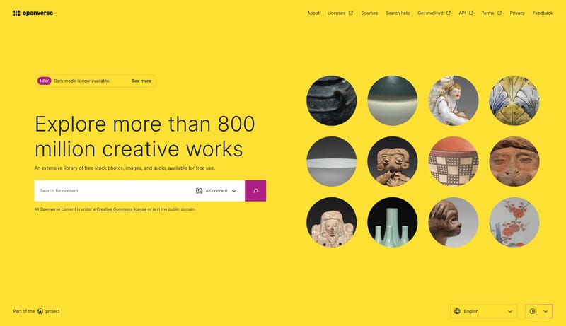 Openly Licensed Images, Audio and More | Openverse