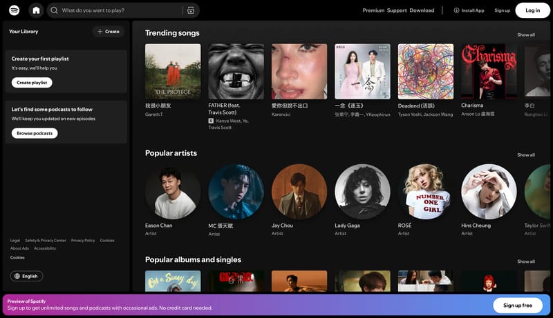 Spotify - Web Player: Music for everyone
