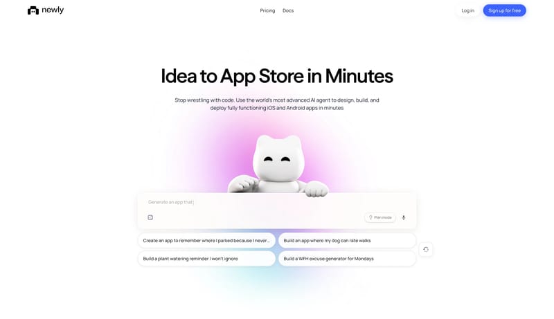 Newly — Build Native Mobile Apps with AI