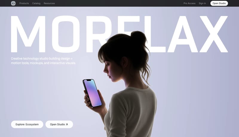 Morflax - Mockups, Design & Motion Tools