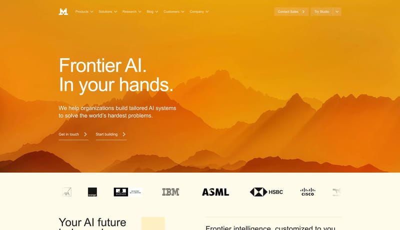 Frontier AI LLMs, assistants, agents, services | Mistral AI