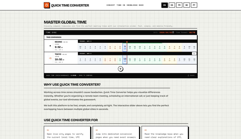 Master Global Time | Quick Time Converter