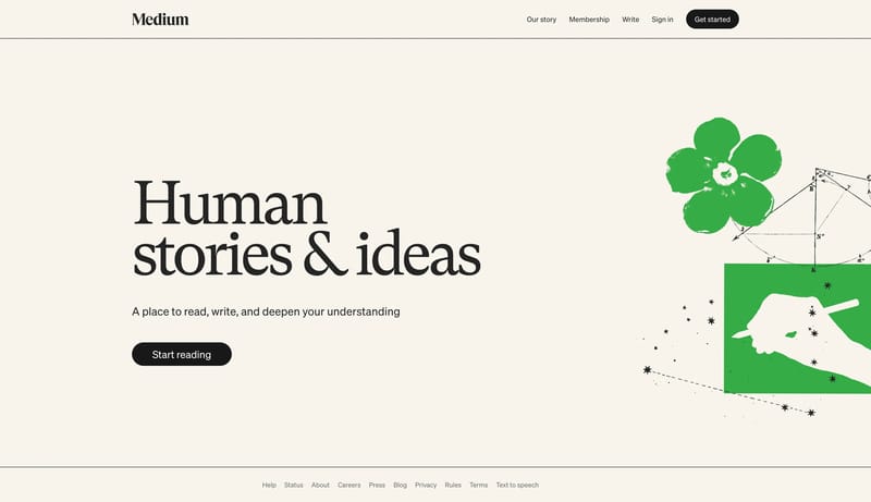 Medium: Read and write stories.