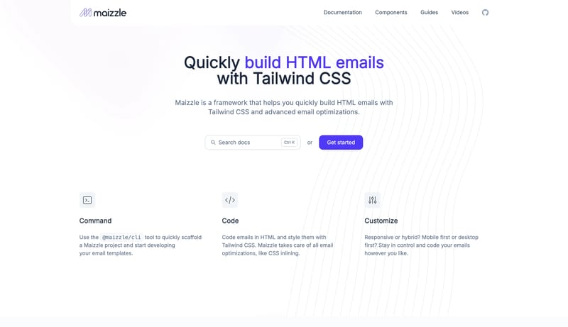 Maizzle - Quickly build HTML emails with Tailwind CSS