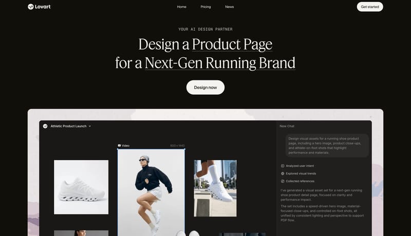 Lovart: The World's First AI Design Agent | Automated Graphic Design Platform