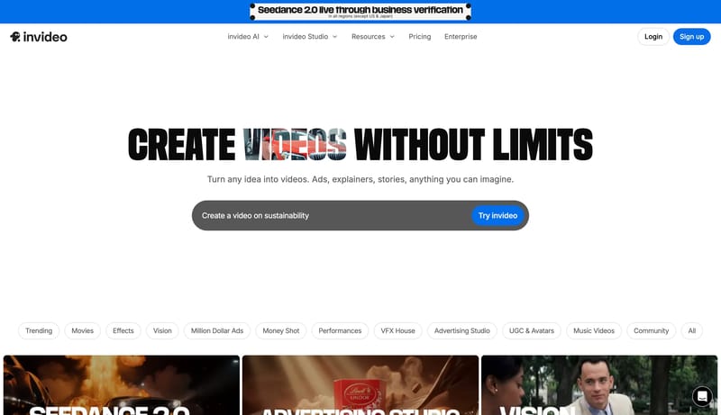 Invideo AI - Create videos without limits