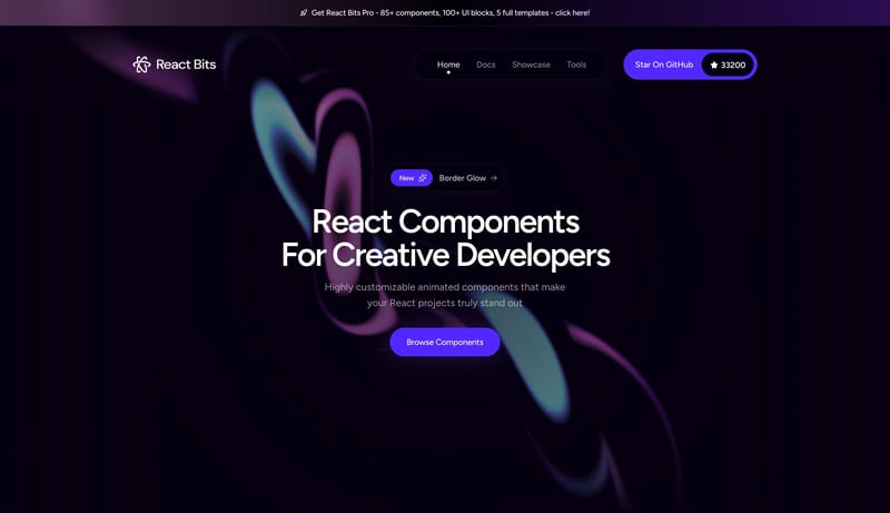 React Bits - Animated UI Components For React