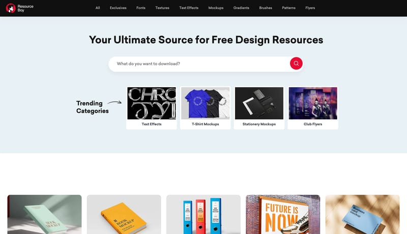 Resource Boy - Free Graphic Design Resources / Assets