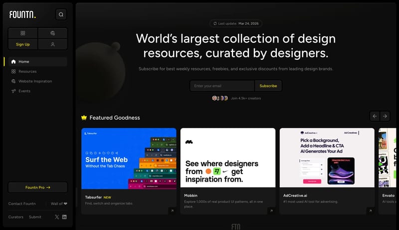 Fountn | The Best Design Resources — AI Design, Figma & More