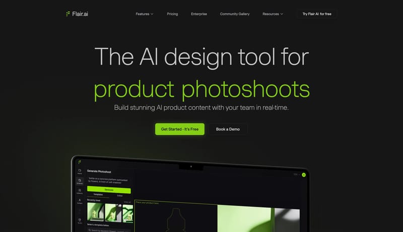 AI Product Photo Generator & Editor | Create E-Commerce Images | Flair.ai