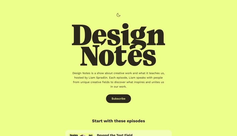 Design Notes Podcast