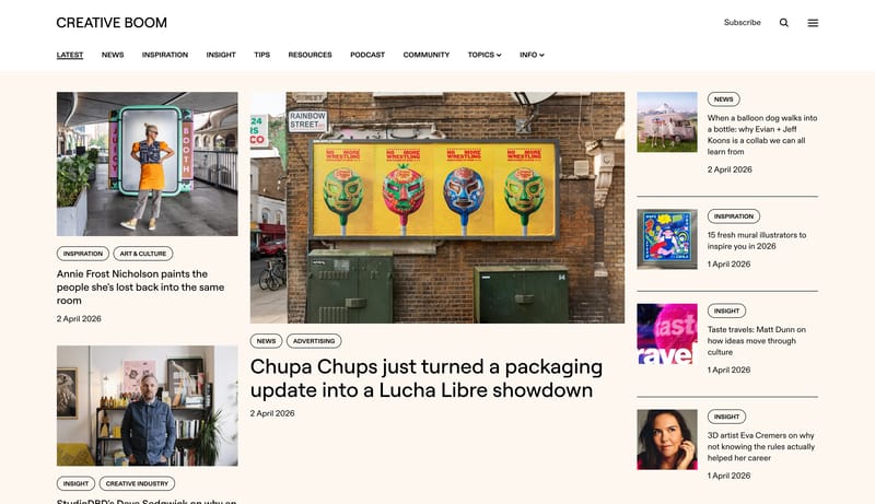 Creative Boom – Magazine & Community for Creatives | Creative Boom