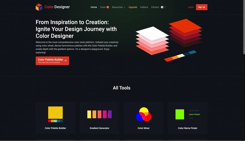 Color Designer - the most comprehensive color tools platform