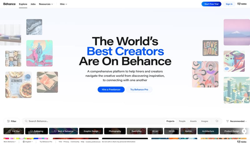 Showcase, Discover, and Hire Creatives :: Behance