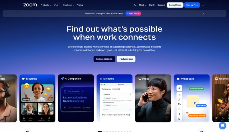 One platform to connect | Zoom