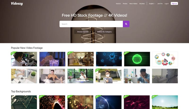 Free Stock Footage Videos, 4k After Effects Templates and More!