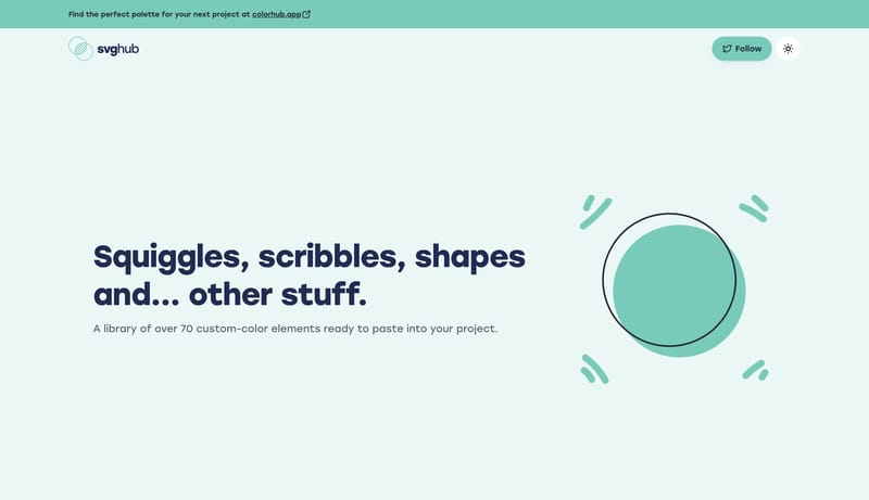 SVG Hub | Custom-color elements ready to paste into your project