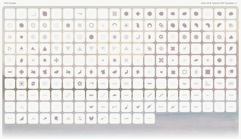 SVG Doodles – Free, editable SVGs to spice up your designs