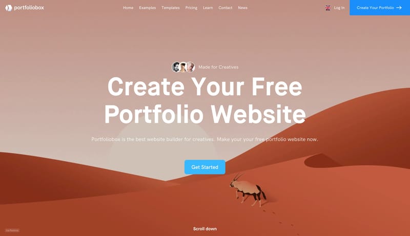 Create your Free Portfolio Website - Portfoliobox