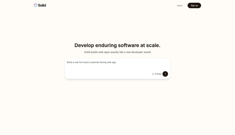 Build Apps with AI in minutes | Solid