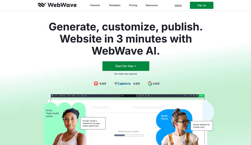 AI Website Builder. Create a Simple Website in 3 Minutes |WebWave