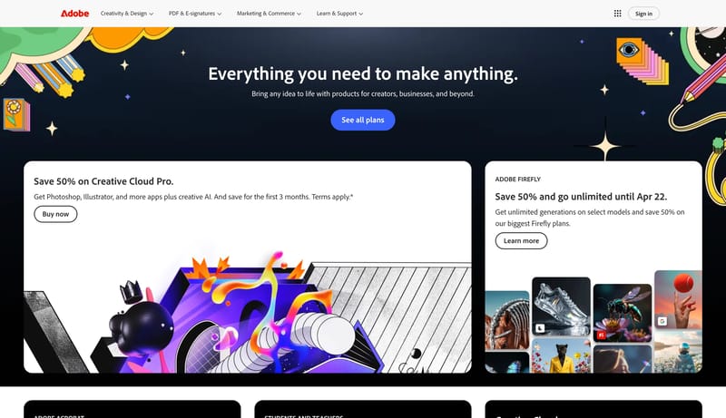 Adobe: Creative, marketing and document management solutions