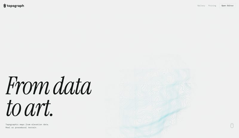 topograph - Topographic maps from elevation data