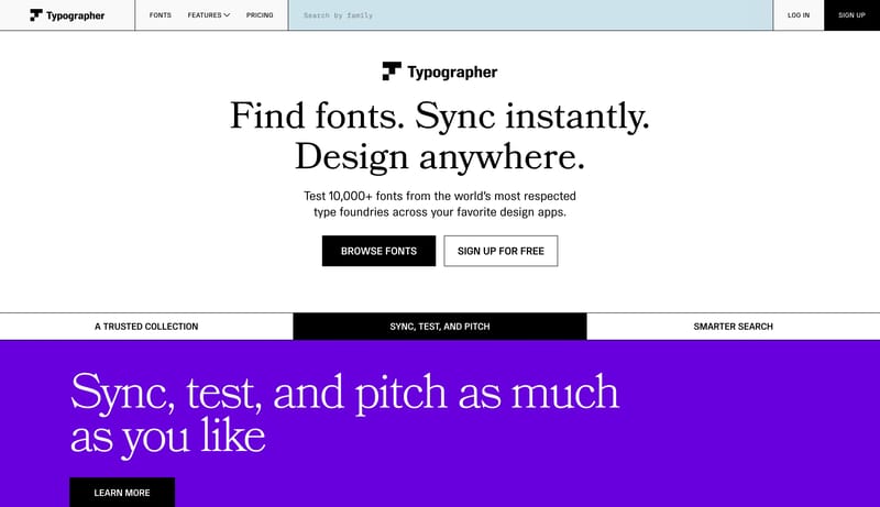 Find, sync, and test fonts | Typographer