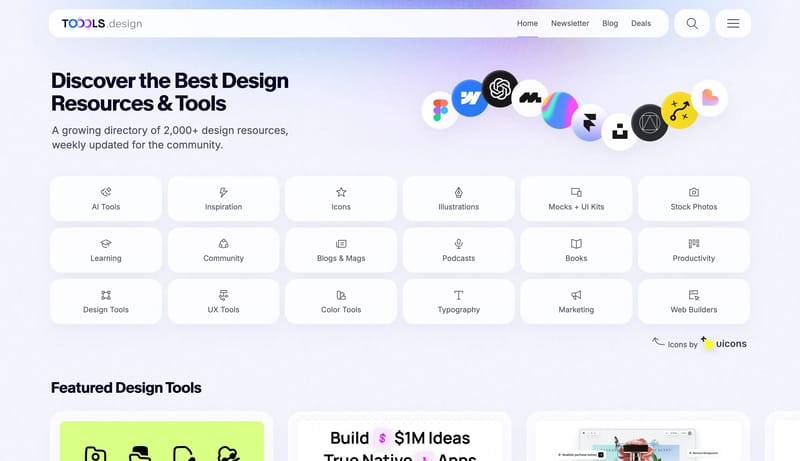 Design Resources & Tools for Designers | TOOOLS.design
