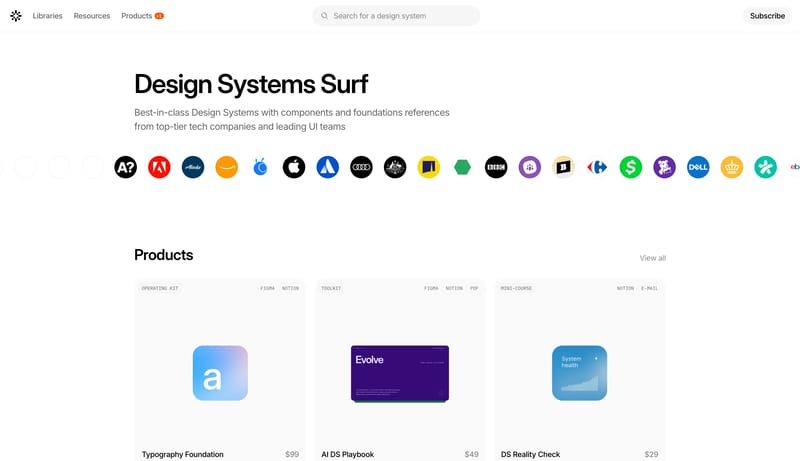 Design Systems Database & Gallery