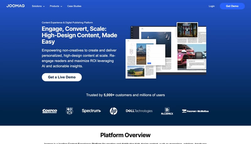 Digital Publishing and Content Experience Platform | Joomag