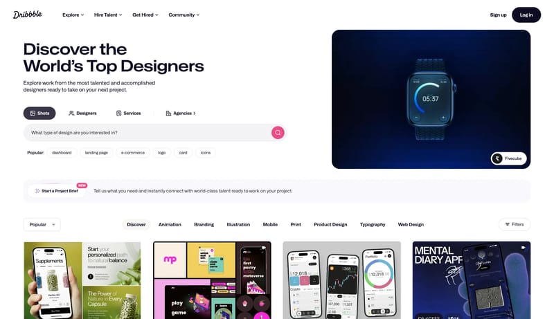 Dribbble - Discover the World’s Top Designers & Creative Professionals