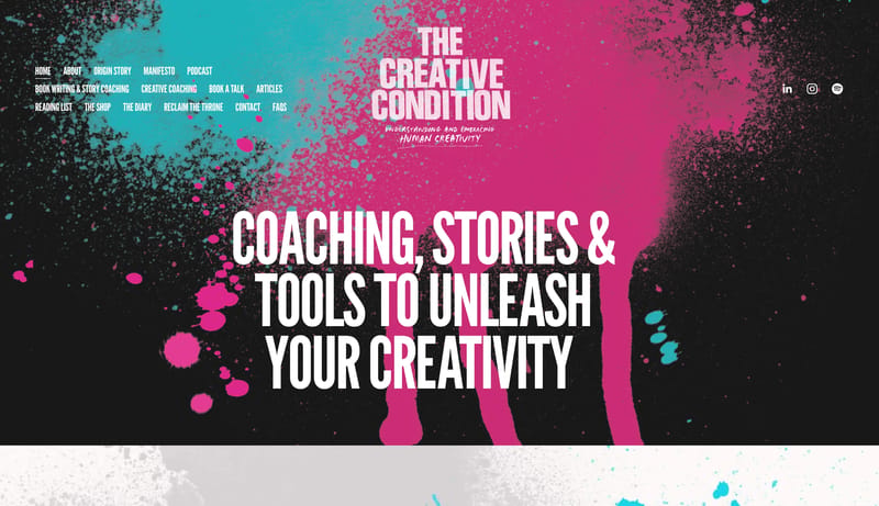 Explore The Creative Condition: A coaching, podcast, and resource hub helping creators, artists, and thinkers understand creativity, avoid burnout, and build fulfilling creative lives.