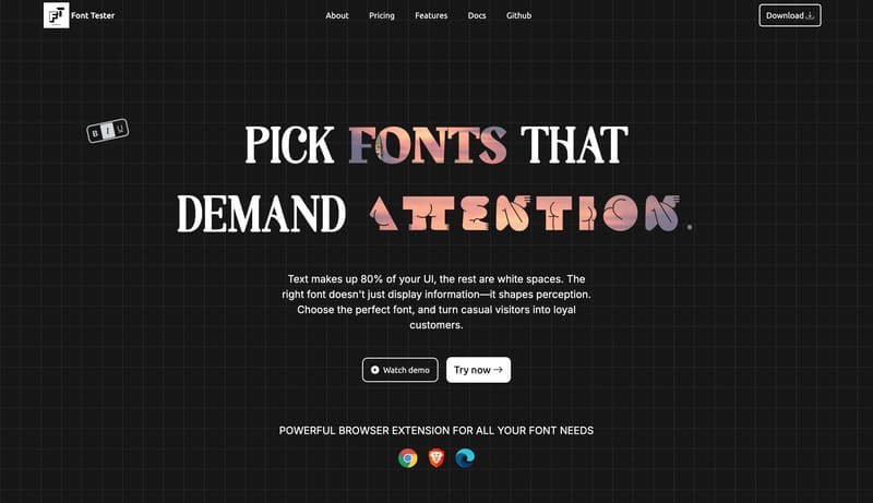 Font Tester - Test and preview fonts