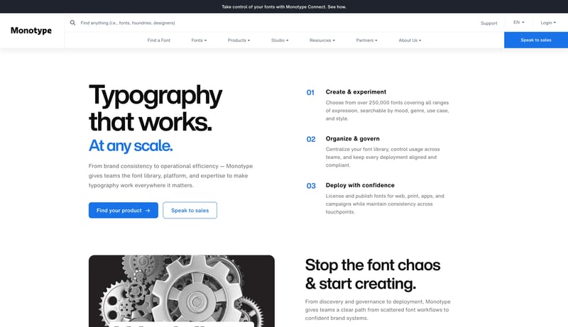 Fonts for global brands | Monotype | Scalable licensing & typography solutions
