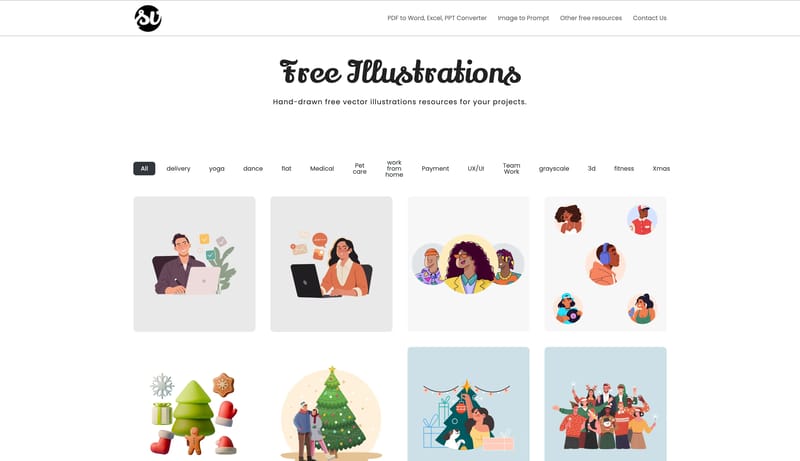 Free Illustrations - Download High-Quality AI, PNG, SVG