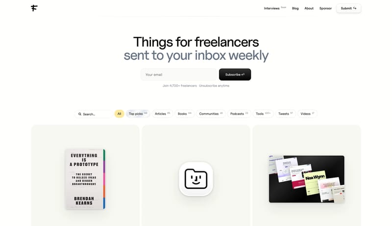 Freelance Things · Curated Resources For Freelancers