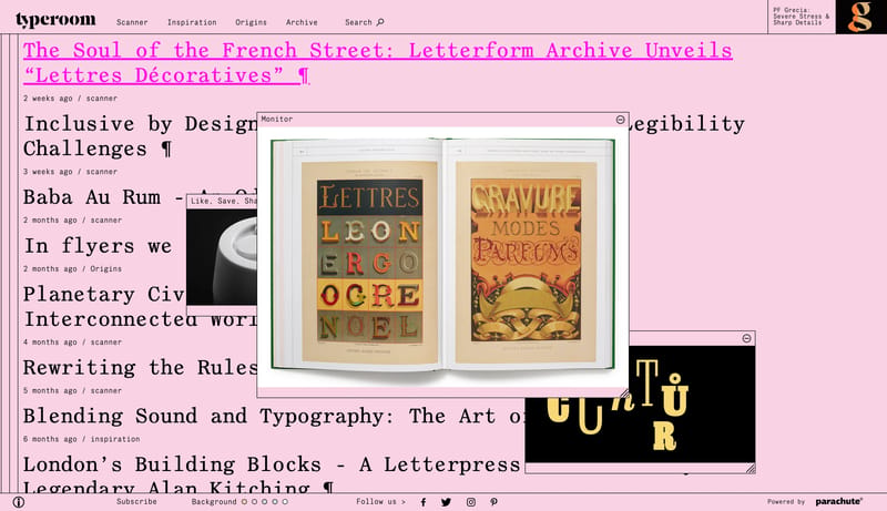 Glorifying Eclectic Typography | TypeRoom