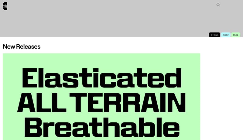 Homepage - Displaay Type Foundry
