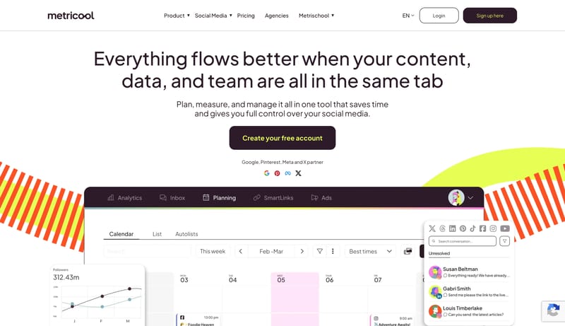 METRICOOL ▷ Social Media Management Tool
