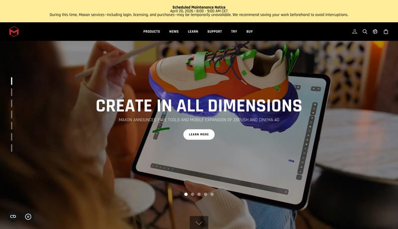 Maxon: Filmmaking, Motion Design, Animation, VFX, and Editing Software