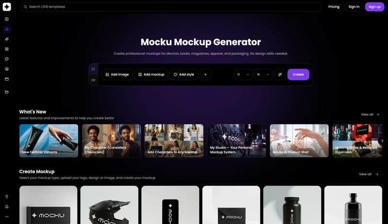 Mocku - Mockup Generator | Device, Book, Magazine, Apparel & Packaging Mockups