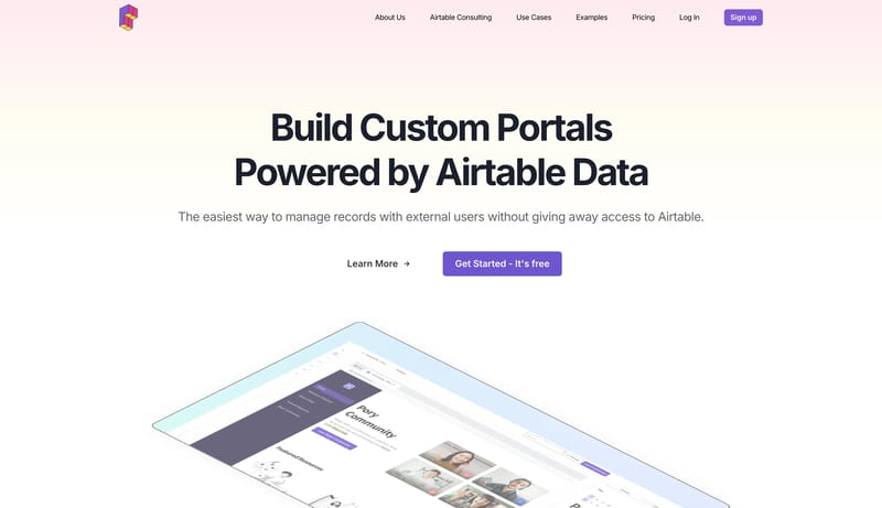 No-Code App Builder • Pory